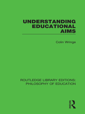 cover image of Understanding Educational Aims